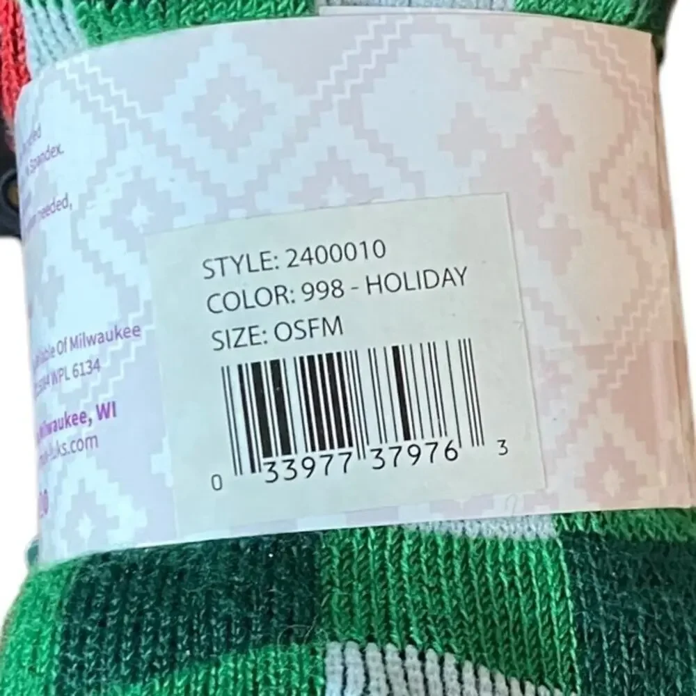 Muk Luks Women's Holiday Boot Socks One Size Fits Most - New